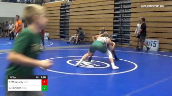 160 lbs Quarterfinal - Tayon Wimberly, Coffee High School vs Samuel Schmitt, Wesleyan