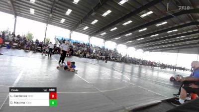 46 lbs Final - Luke Cardenas, Desert Dogs Wrestling vs Dominic Maximo, Tucson Cyclones