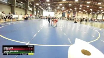 100 lbs Rd# 2 10:30am Friday - Mateo Gallegos, PA Gold vs Kael Davis, M2TCNJ