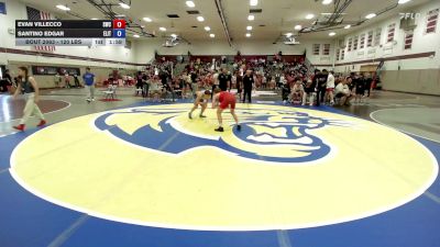 120 lbs Quarterfinal - Evan Villecco, Seagull Wrestling Club vs Santino Edgar, Elite NJ