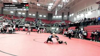 150 lbs Cons. Round 3 - Ethan Gumabong, Northwest Eaton vs Brady Golden, Grand Prairie