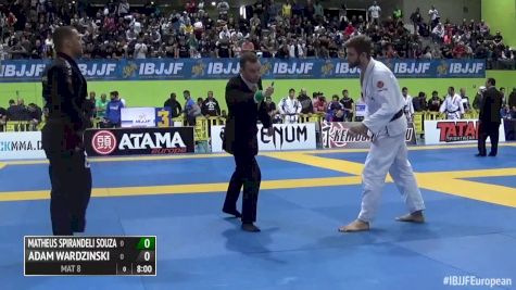 Adam Wardzinski vs Matheus Souza 2016 IBJJF Europeans