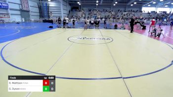 52 lbs Final - Spencer Mattson, POWA vs Graham Dyson, Mat Assassins Black