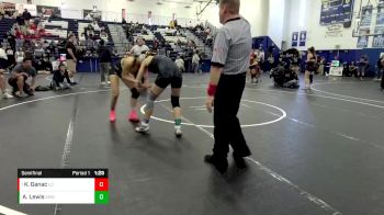 131 lbs Semifinal - Kayla Ganac, Los Osos vs Alicia Lewis, Santa Monica