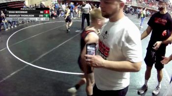 100 lbs Cons. Semi - Evan Moosman, Valentine Wrestling Club vs Brantley Thomlison, Gretna Youth Wrestling Club