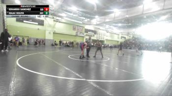 113 lbs Champ. Round 1 - Isaac Soltis, University vs Eduardo Sanchez, BANNING