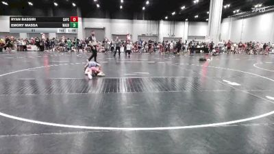 81 lbs Round 1 (4 Team) - Ryan Bassiri, Captial City WC vs Emory Massa, Washington Dual Team