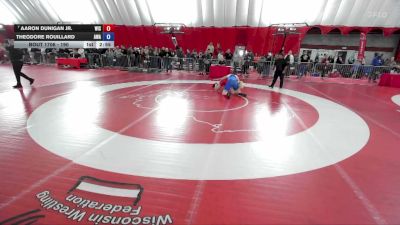 190 lbs Champ. Round 2 - Aaron Dunigan Jr., Wisconsin vs Theodore Rouillard, Askren Wrestling Academy