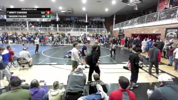 157 lbs Cons. Round 7 - Mason Faling, Lewiston High School vs Brett Chivers, Flathead