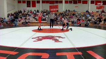 132 lbs Round 4 (6 Team) - Cahlan Kaberline, Onaga HS vs Quinn Hurst, Wathena-Riverside HS