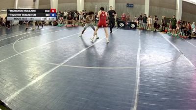 120 lbs Champ. Round 2 - Hamayon Hussaini, Utah vs Timothy Walker Jr, California