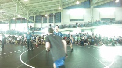 83 lbs Semifinal - Declan Rickel-Cruz, Team Aggression vs William Max, Savage House WC