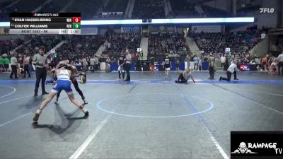 96 lbs Cons. Round 2 - Colyer Williams, Renegades vs Evan Hasselbring, Winfield