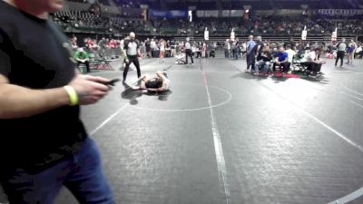 98 lbs Consi Of 4 - Daniel Finelli, Elite NJ vs Chris Amato, American MMAW