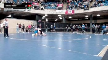 132 lbs Champ. Round 3 - Lincoln Yerby, Morton vs Rene Reyna, Fenton