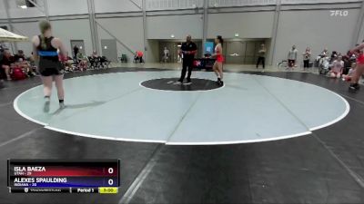 130 lbs Round 1 (6 Team) - Isla Baeza, Utah vs Alexes Spaulding, Indiana