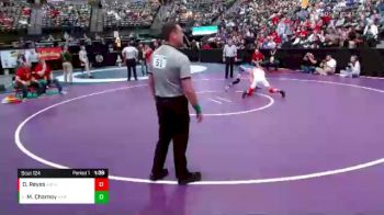 120 lbs Quarterfinal - Merek Charney, Akron vs Dezmon Reyes, Rocky Ford