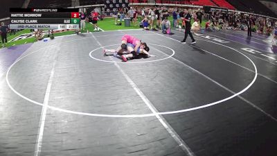155 lbs 3rd Place Match - Hattie Morrow vs Calyse Clark, Alaska