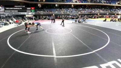 5A 157 lbs Cons. Round 2 - William Randolph, Frisco Liberty vs Honor Trevino, Lubbock Estacado