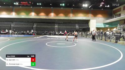 100 lbs Round Of 32 - Bronwynn Garrett, Fernley vs Katie Zimmerman, Hillcrest