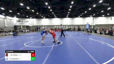 125 lbs C Of 16 #2 - Marcello Milani, Cornell vs Dylan Acevedo, Hofstra