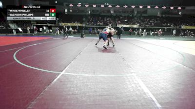285 lbs Quarterfinal - Wade Wheeler, Liberty vs Jackson Phillips, Tarleton State