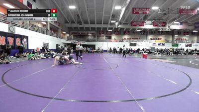 197 lbs Champ. Round 2 - Spencer Johnson, Providence (Mont.) vs Aaron Riner, Reinhardt University (GA)