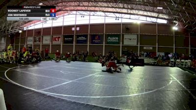 132 lbs Rooney LaFever, Oklahoma Outlaws Red vs Jon Whitbred, Pennsylvania Red