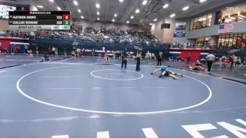132 lbs Round 5 - Cullen Bonine, Episcopal High School- Houston (TX) vs Hayden Emro, Tecumseh
