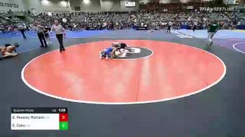 120 lbs Quarterfinal - Ethan Peasley Richardson, Burns Oregon vs Elijah Cater, Mat Demon Wrestling Club