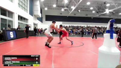 215 lbs Champ. Round 2 - Jaxon Smith, Chaparral vs Logan Trevino, Church Boyz