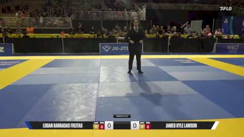 James Kyle Lawson vs Logan Barradas Freitas 2025 Pan Kids Jiu-Jitsu IBJJF Championship