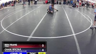 106 lbs Round 2 - Ben Frame, Hawk vs Chase Rocole, Powerhouse Wrestling Club