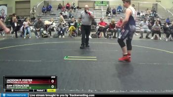 200 lbs Placement (4 Team) - Jackson P. Foster, Untouchables-Olympia vs Sam Steinacker, Michigan Grappler RTC