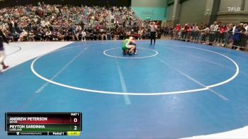 157 lbs Champ. Round 2 - Peyton Sardinha, Lakeland vs Andrew Peterson, Beyer