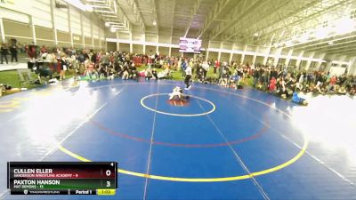 67 lbs Round 3 (4 Team) - Cullen Eller, Sanderson Wrestling Academy vs Paxton Hanson, Mat Demons