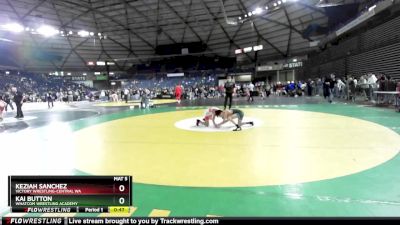 88 lbs 7th Place Match - Kai Button, Whatcom Wrestling Academy vs Keziah Sanchez, Victory Wrestling-Central WA