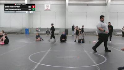48 lbs Round 5 (8 Team) - Carson Godfrey, Neighborhood Wrestling vs Greyson Godfrey, 84 Athletes
