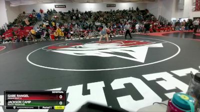 165 lbs Semifinal - Gabe Rangel, Eaglecrest A vs Jackson Camp, Rocky Mountain