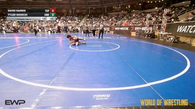 85 lbs Consi Of 4 - David Harris, Toss Em Up vs Tyler Nowicki, Howe Wrestling School