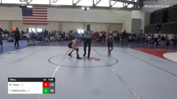 85 lbs Prelims - Wylan Hess, TYW ES vs Ty Valenzuela, GA Justice Escape ES