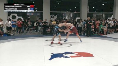 65 kg Cons. Sub-rd Of 32 - Jacob Strausbaugh, MATPAC Wrestling Club vs Tyler Traves, Legacy Dragons Wrestling