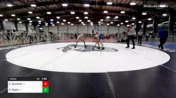 132 lbs Prelims - Caleb Gumlick, TN vs Knowlyn Egan, KS