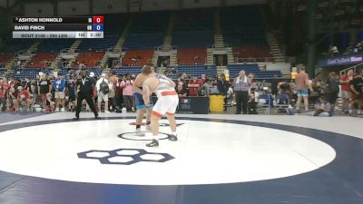 285 lbs Champ. Rd Of 16 - Ashton Honnold, Iowa vs David Finch, Oregon