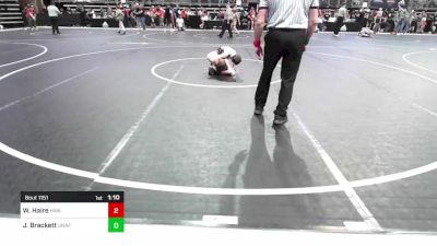 78 lbs Semifinal - Wyatt Haire, HURRICANE WRESTLING ACADEMY vs Jace Brackett, Unaffiliated