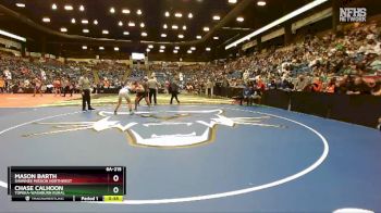 6A-215 lbs Cons. Round 1 - Mason Barth, Shawnee Mission Northwest vs Chase Calhoon, Topeka-Washburn Rural