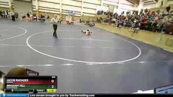 150 lbs 5th Place Match - Jacob Rhoades, Uintah vs Brigham Hill, Northridge