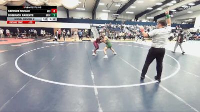 165 lbs Cons. Round 2 - Dominick Parente, Brockport vs Kehinde Mogaji, Arcadia