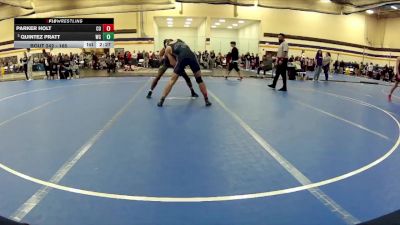 165 lbs Cons. Round 3 - Quintez Pratt, Wilmington College vs Parker Holt, Cornerstone University