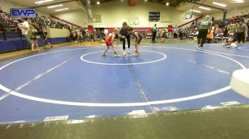 52 lbs Consi Of 4 - Copper Dewey, Tulsa Blue T Panthers vs Krue Goodin, Cowboy Wrestling Club